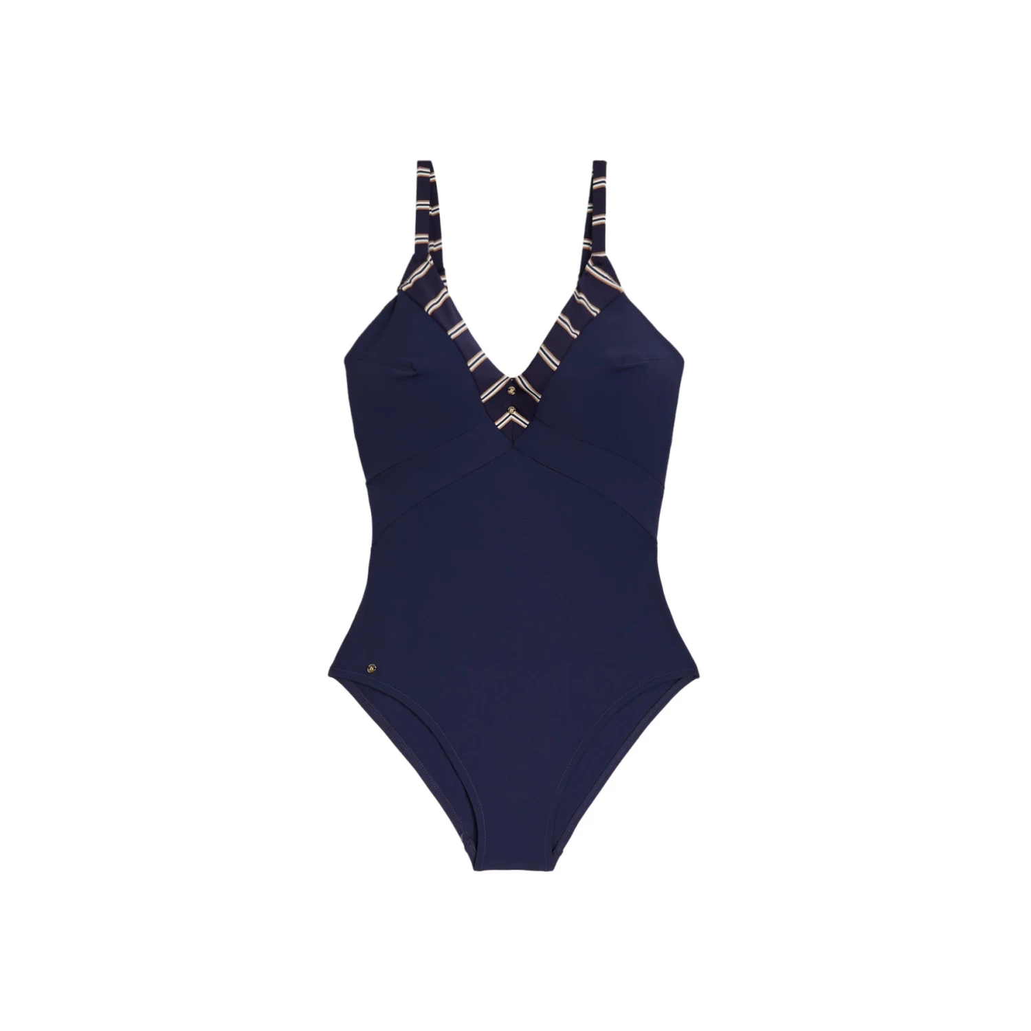 Maillot Une Pièce Sans Armatures Marine Précieux TAVOLARA 3 Maillot Une Pièce Sans Armatures Marine Précieux TAVOLARA